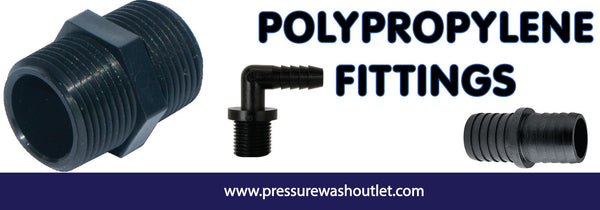 POLY FITTINGS for PRESSURE WASH PLUMBING